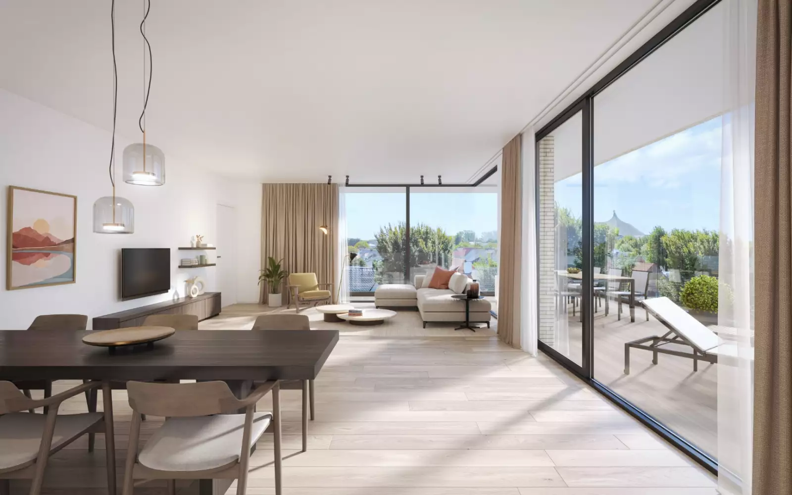 Penthouse te koop in het centrum van Koksijde.