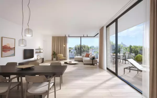 Penthouse te koop in het centrum van Koksijde.