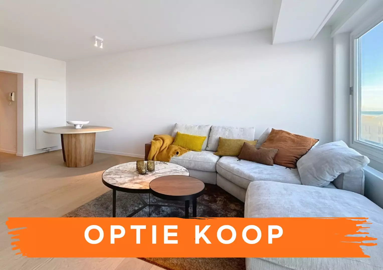 Gerenoveerd  twee slaapkamer appartement met frontaal zeezicht én centrale ligging