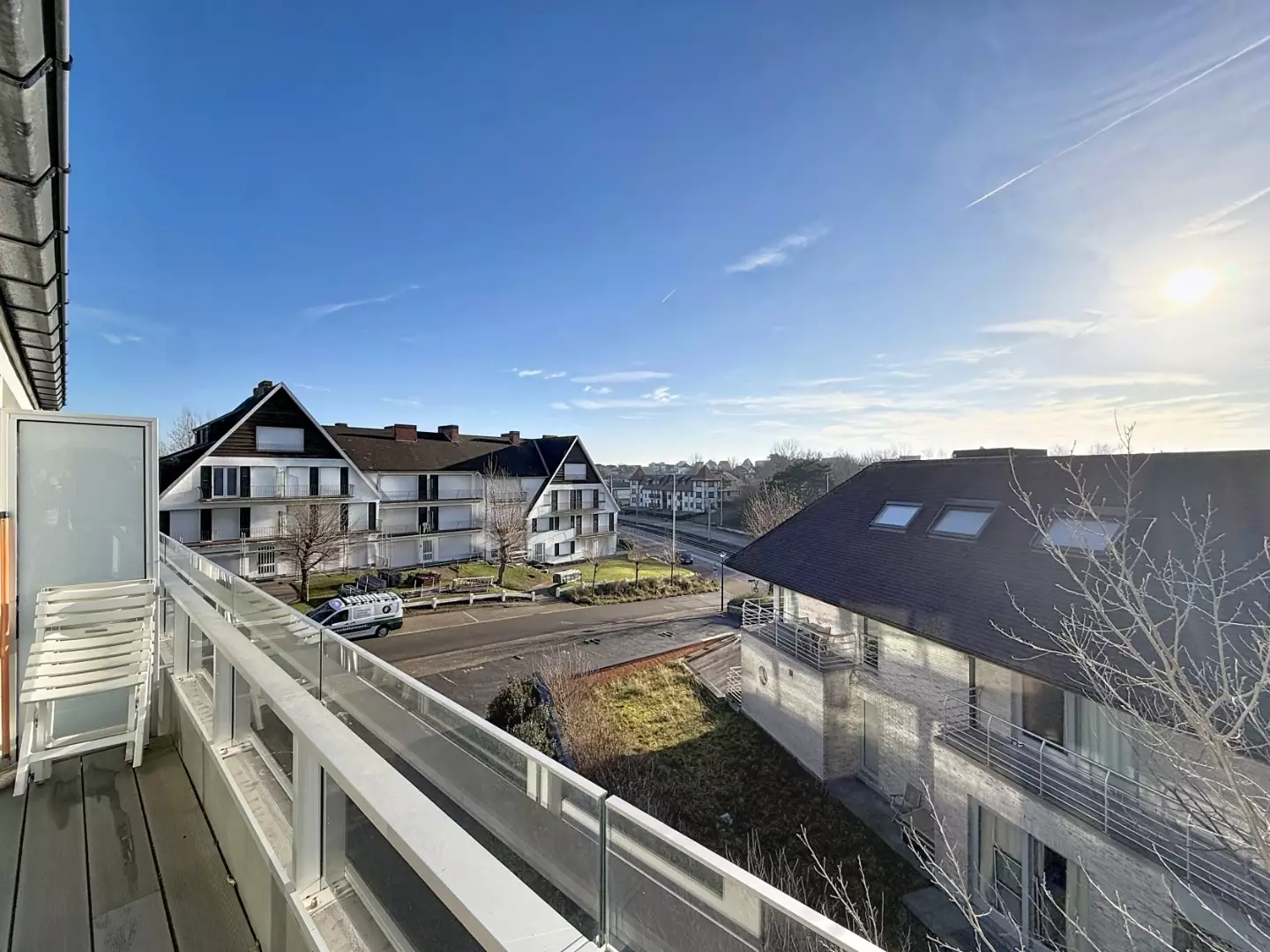 Zongericht duplex-appartement vlakbij zee te Oostduinkerke