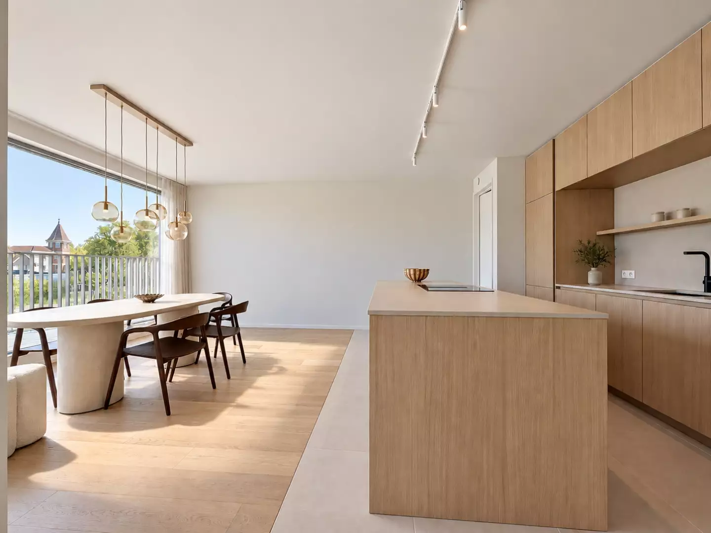 Ruim hoekappartement te Sint-Idesbald.