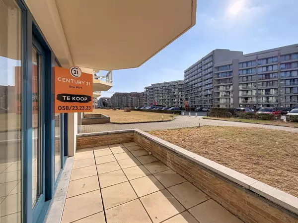 Appartement (type doorloper) met twee terrassen te Nieuwpoort-Bad